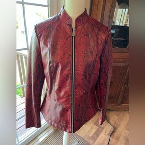 Baccini Faux Leather Jacket